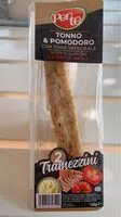 Mängden socker i tramezzini tonno e pomodoro