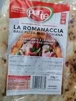 Mängden socker i La Romanaccia base pizza alla romana