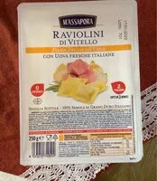 Mängden socker i Raviolini di vitello