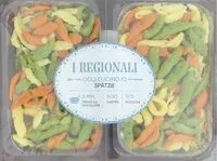 Mängden socker i Spätzle tricolore