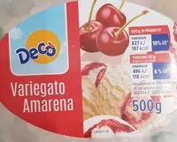 Mängden socker i Variegato amarena