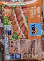 Mängden socker i Würstel di Pollo e Tacchino