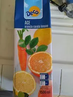 Mängden socker i ACE arancia carota limone