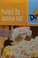 Mängden socker i Panna da cucina UHT