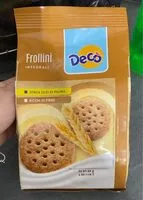 Mängden socker i Frollini Integrali