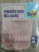 Mängden socker i Prosciutto cotto alta qualità decò