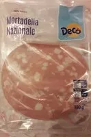 Mängden socker i Mortadella Nazionale
