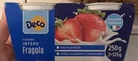 Mängden socker i Yogurt intero fragola