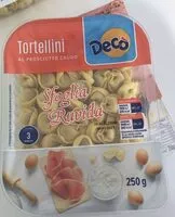 Mängden socker i Tortellini al prosciutto crudo