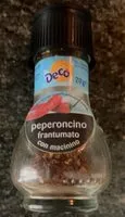Mängden socker i peperoncino frantumato con macinino