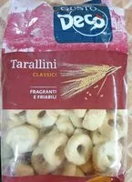 Mängden socker i Tarallini classici