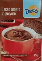 Mängden socker i Cacao amaro in polvere