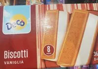 Mängden socker i Biscotti vaniglia