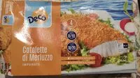 Mängden socker i Cotolette di merluzzo
