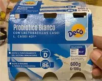 Mängden socker i Probiotico bianco