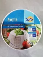 Mängden socker i Ricotta