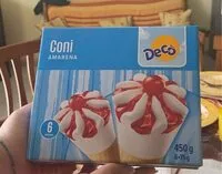 Mängden socker i Coni amarena