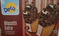 Mängden socker i Biscotti extra vaniglia e cacao