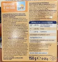 Mängden socker i Bastoncini di Merluzzo