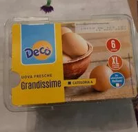Mängden socker i Deco uova fresche