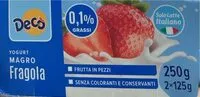 Mängden socker i Yogurt magro fragola