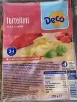 Mängden socker i Tortellini alla carne