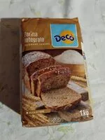Mängden socker i Farina integrale