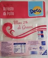 Mängden socker i Arrosto di pollo