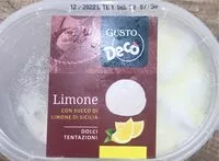 Mängden socker i Gelato al limone