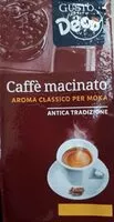 Mängden socker i Caffè macinato aroma classico moka