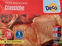 Mängden socker i Fette biscottate classiche