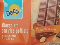 Mängden socker i Cioccolato con riso soffiato finissimo al latte