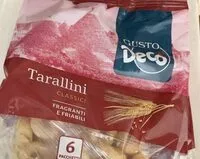 Mängden socker i Tarallini classici
