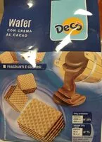 Mängden socker i Wafer con crema al cacao