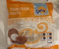 Mängden socker i Praline ripiene assortite