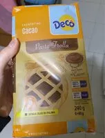 Mängden socker i crostatine cacao pasta frolla