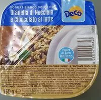 Mängden socker i Granella di nocciola e cioccolato al latte