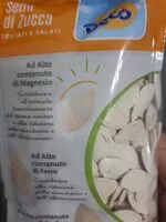 Mängden socker i Semi di zucca