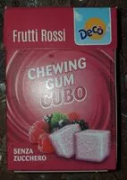 Mängden socker i Chewing gum cubo