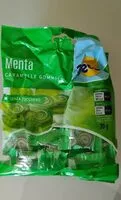 Mängden socker i Caramelle gommose menta