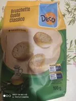 Mängden socker i Bruschette gusto classico