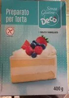 Mängden socker i Preparato per torta senza glutine