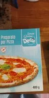 Mängden socker i Preparato per pizza senza glutine
