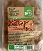 Mängden socker i Granola Frutta Secca