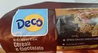 Mängden socker i Biscotti con Cereali e Cioccolato