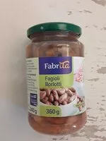 Mängden socker i Fagioli borlotti