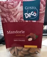 Mängden socker i Mandorle sgusciate