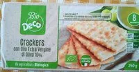 Mängden socker i Crackers con olio Extra Vergine di Olivia 10%