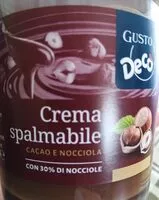 Mängden socker i Crema spalmabile cacao e nocciole