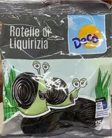 Mängden socker i Rotelle di liquirizia